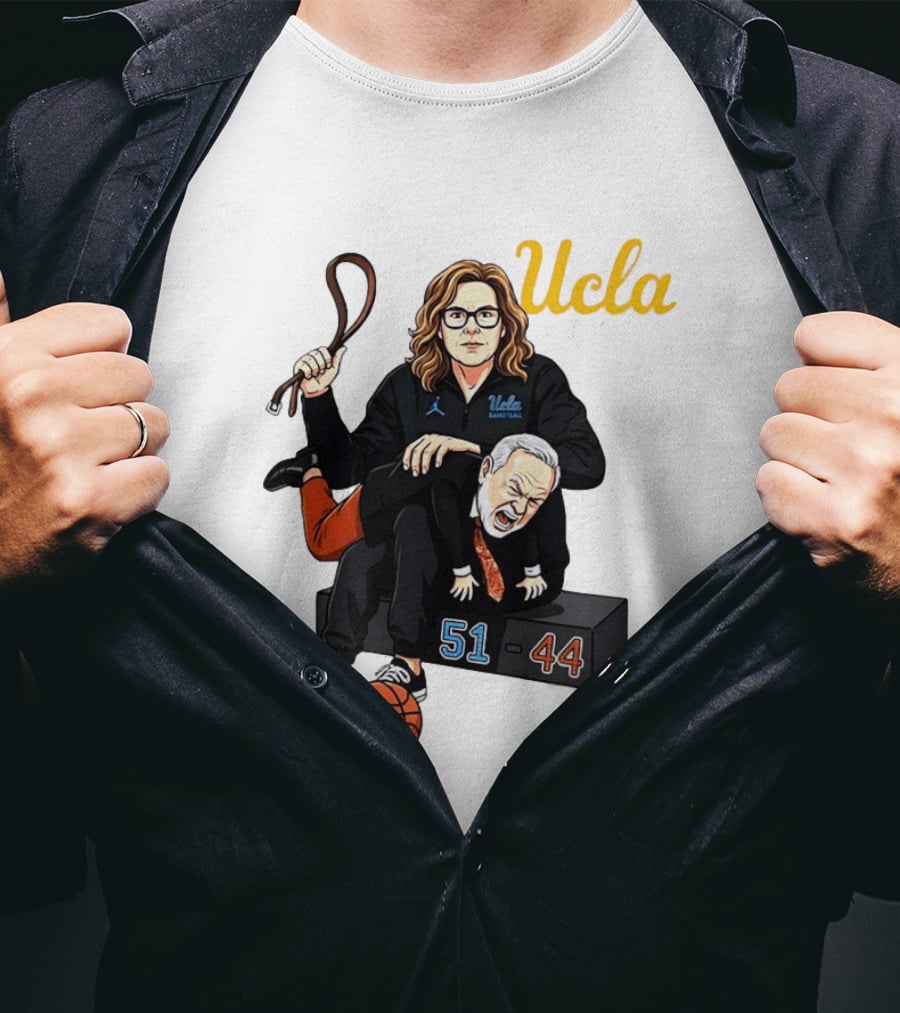 UCLA Bruins Cori Close Vs Vic Schaefer Texas Longhorns 2026 Women's NCAA Tournament Score 51 44 T-Shirt