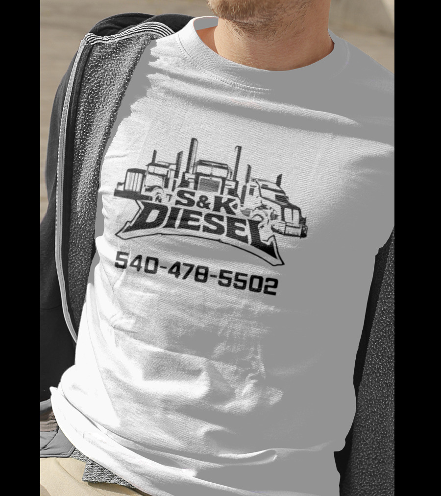S&K Diesel Trucking Services 540 478 5502 T-Shirt