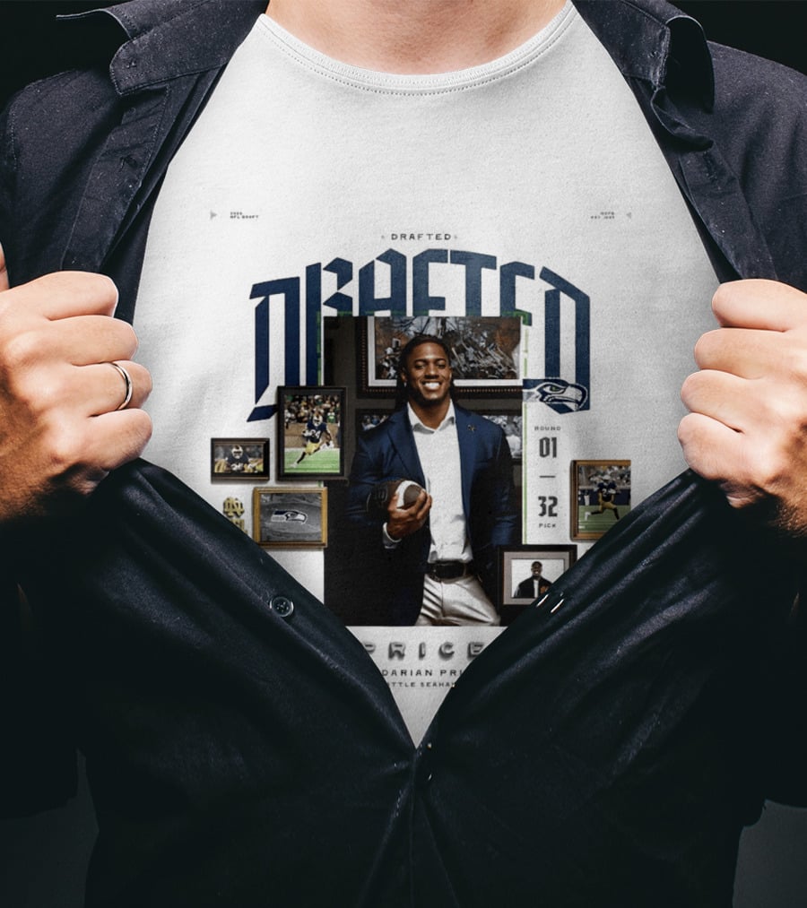 Seattle Seahawk 2026 Drafted Jadarian Price Football Highlights NFL T-Shirt