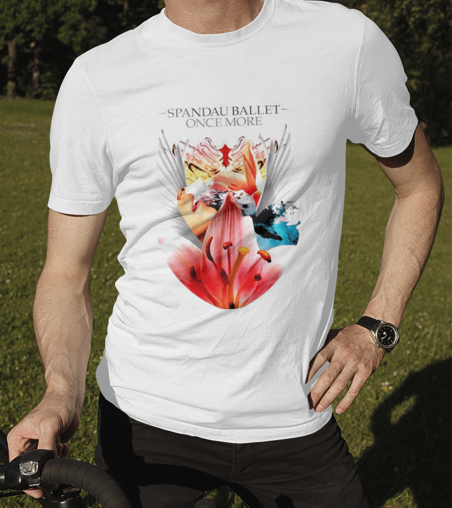 Spandau Ballet Once More Floral Abstract Wings T-Shirt