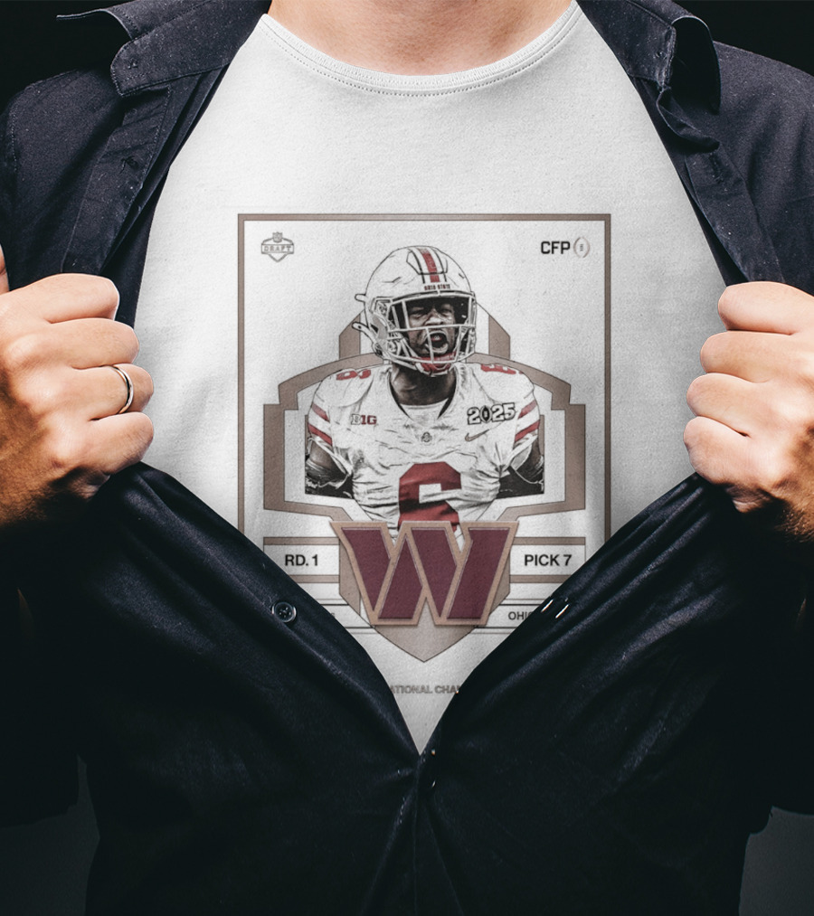 Washington Commanders Draft Picks Sonny Styles Ohio State 2026 T-Shirt