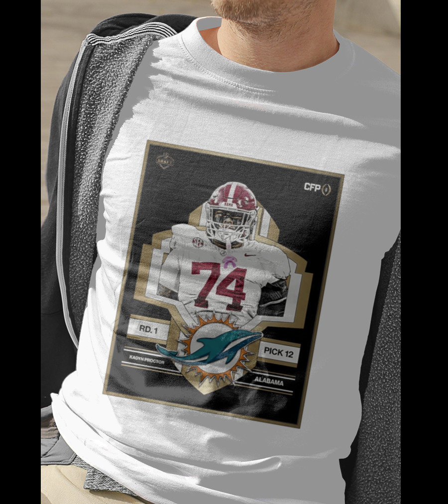 Kadyn Proctor Alabama Crimson Tide Pick 12 Draft 2026 T-Shirt