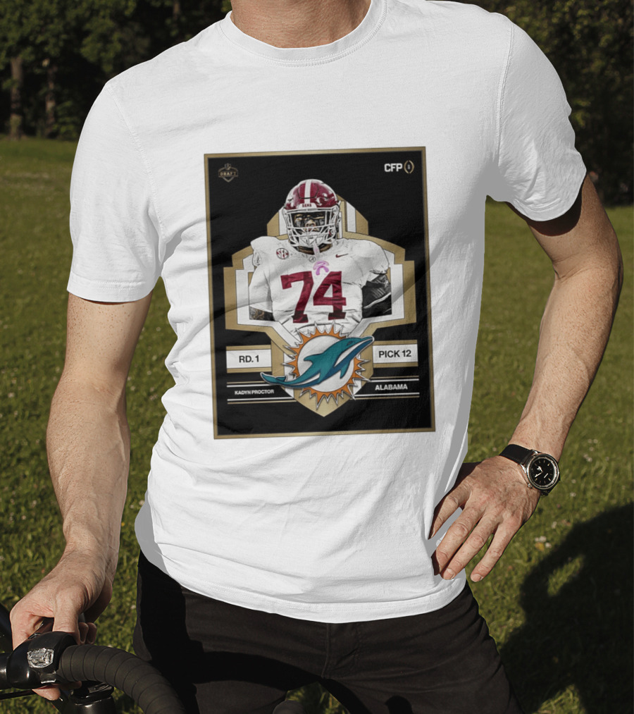 Kadyn Proctor Alabama Crimson Tide Pick 12 Draft 2026 T-Shirt