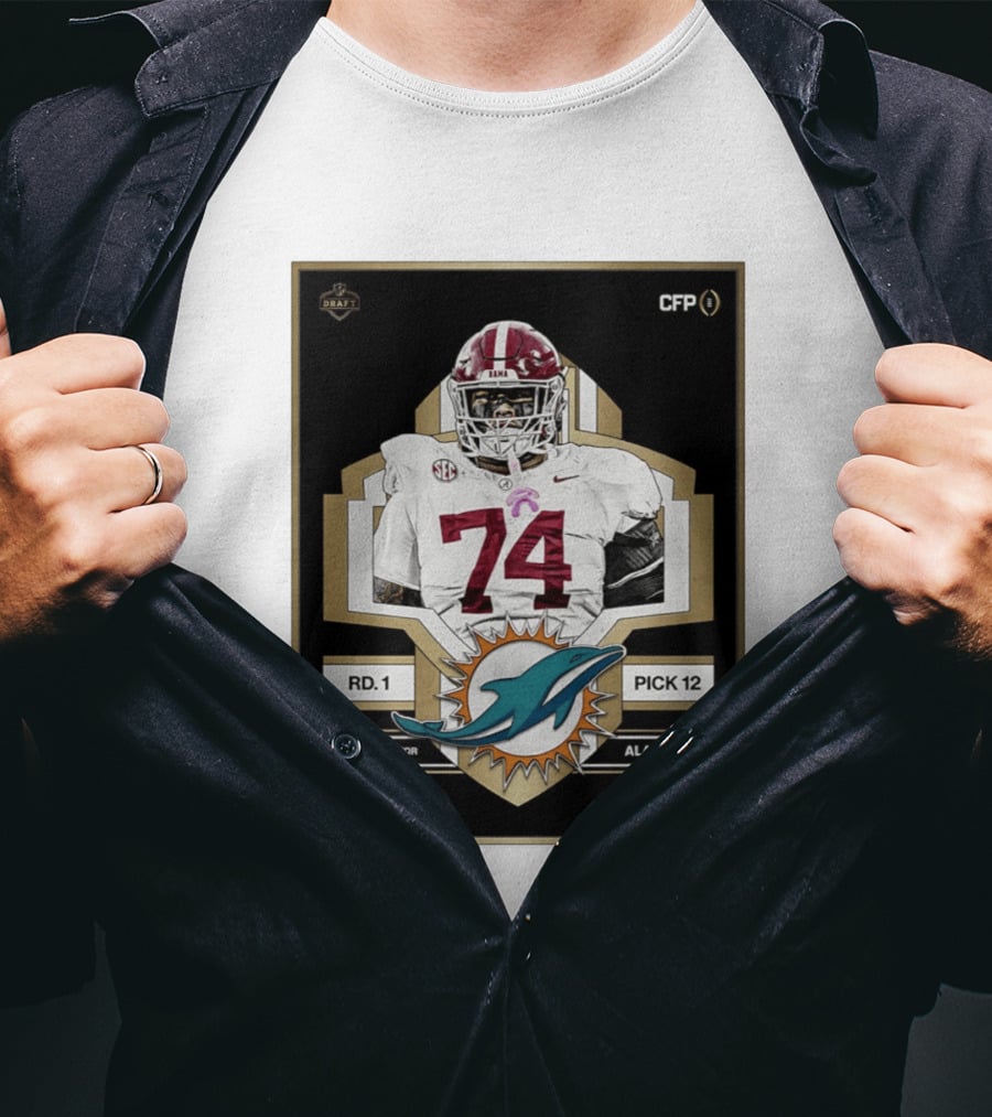 Kadyn Proctor Alabama Crimson Tide Pick 12 Draft 2026 T-Shirt