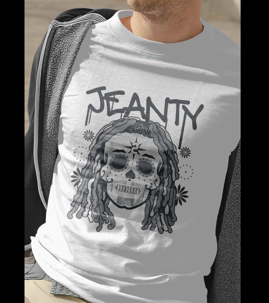 Las Vegas Jeanty Number 2 Sugar Skull Remix T-Shirt