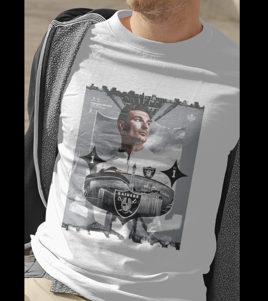 Las Vegas Raiders Quarterback Fernando Mendoza Allegiant Stadium 2026 T-Shirt