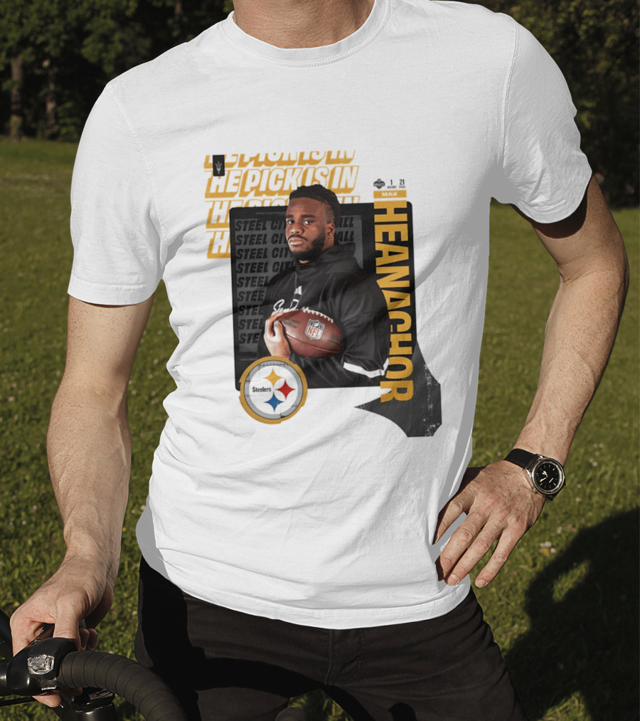 Max Iheanachor Steelers NFL Draft Round 1 Pick 21 2026 T-Shirt