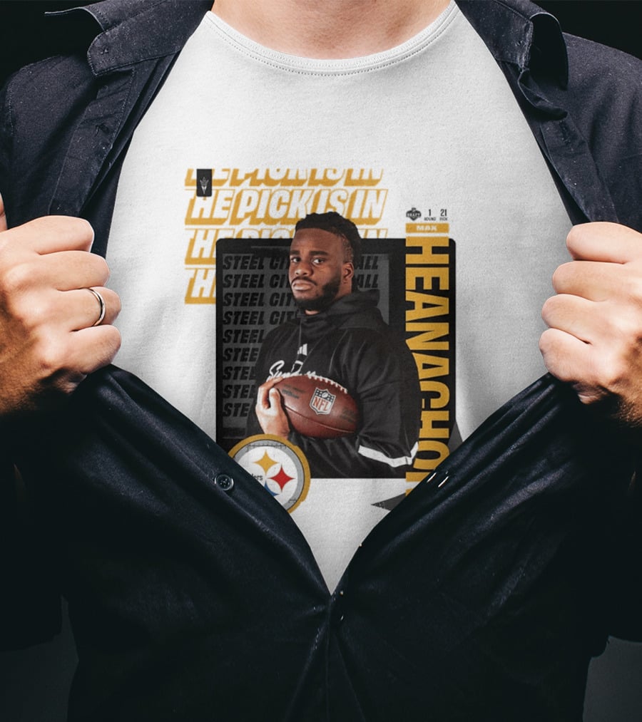 Max Iheanachor Steelers NFL Draft Round 1 Pick 21 2026 T-Shirt