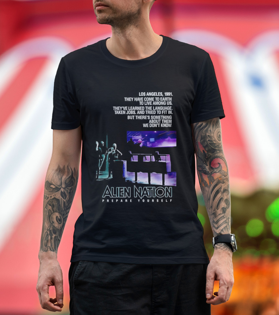 Alien Nation Prepare Yourself Sci Fi Movie Los Angeles 1991 T-Shirt