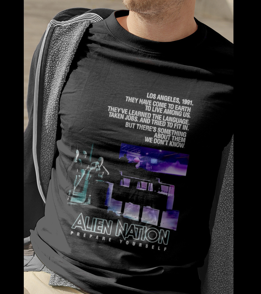 Alien Nation Prepare Yourself Sci Fi Movie Los Angeles 1991 T-Shirt