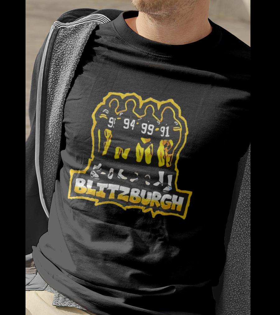Pittsburgh Steelers Blitzburgh 95 94 99 91 T-Shirt