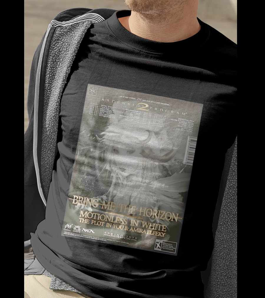 Bring Me The Horizon Ascension Program 2026 North America Tour Motionless In White The Plot In You Amira Elfeky Spring Dates T-Shirt