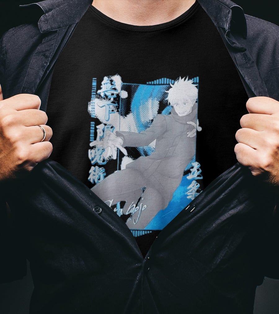 Jujutsu Kaisen Satoru Gojo Infinite Void Pose Sorcery Curse T-Shirt
