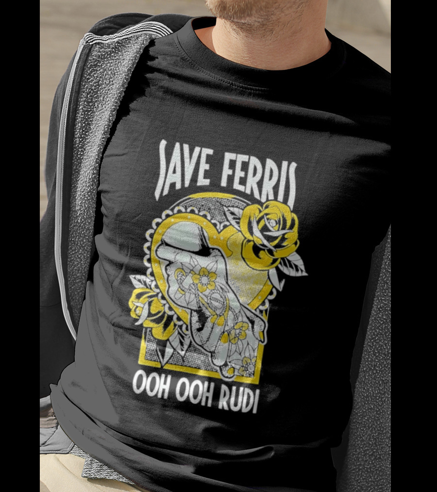 Save Ferris Ooh Ooh Rudi Rose T-Shirt