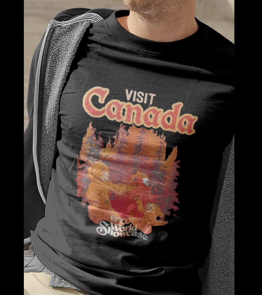 Visit Canada Kenai And Koda Epcot World Showcase T-Shirt