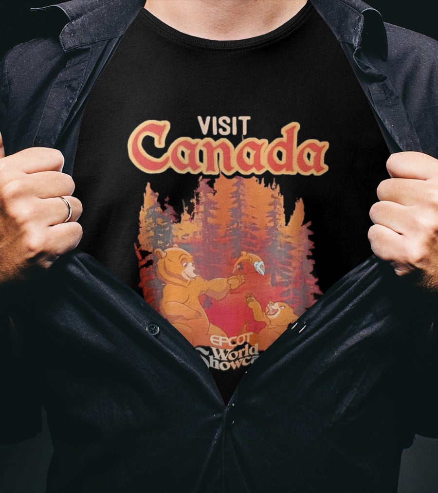 Visit Canada Kenai And Koda Epcot World Showcase T-Shirt