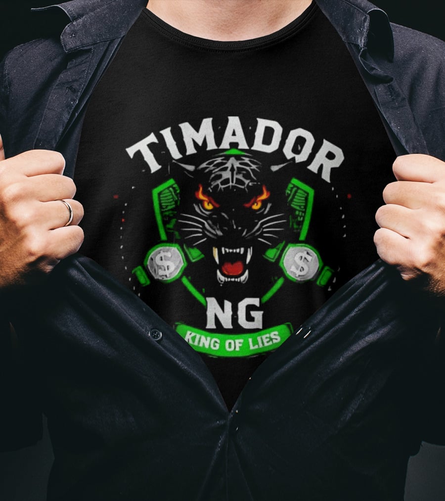 Timador NG Fierce Tiger Face King Of Lies T-Shirt