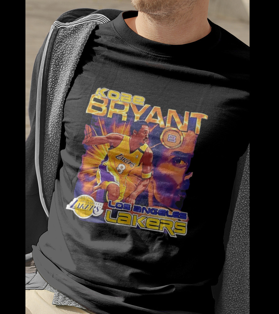 Kobe Bryant Los Angeles Lakers 8 Coin Lakers T-Shirt