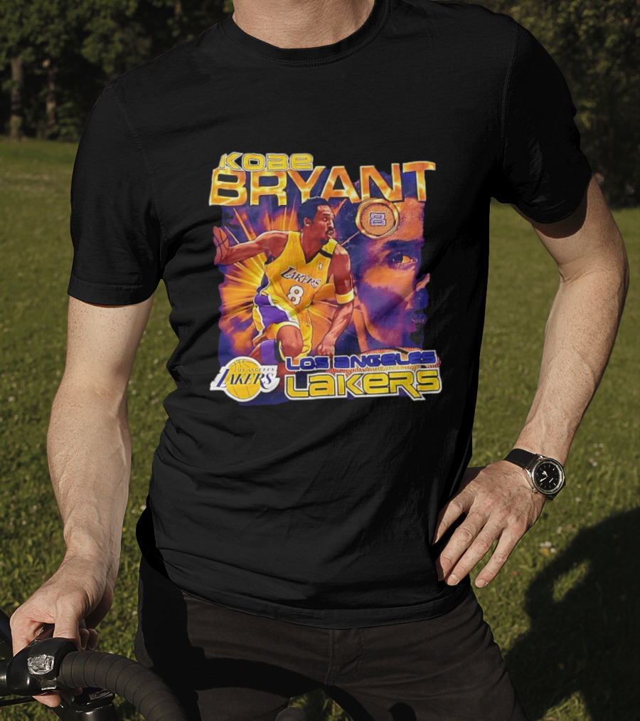 Kobe Bryant Los Angeles Lakers 8 Coin Lakers T-Shirt