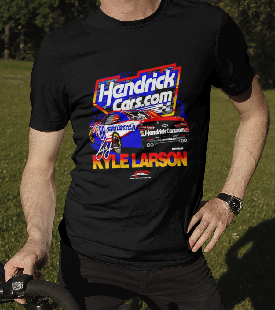 Kyle Larson HendrickCars.com No 88 Chevrolet Camaro SS Racing T-Shirt