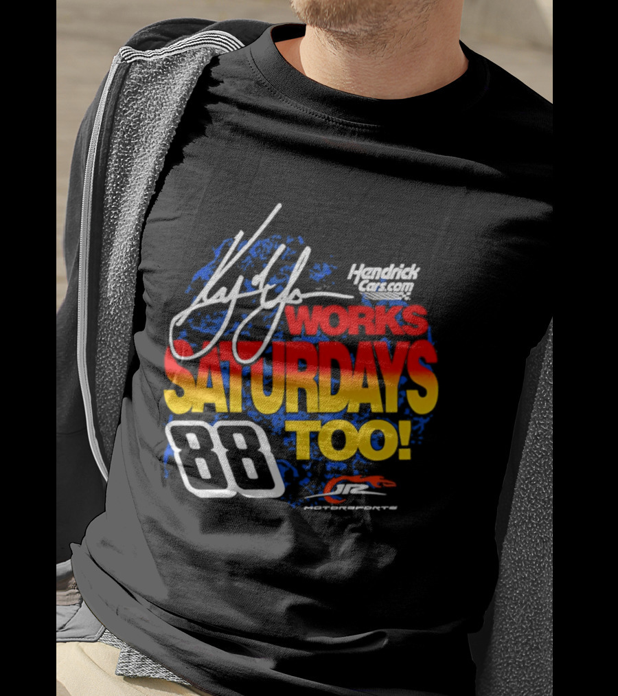 Kyle Larson JR Motorsports Saturdays Too No 88 Chevrolet Camaro SS T-Shirt