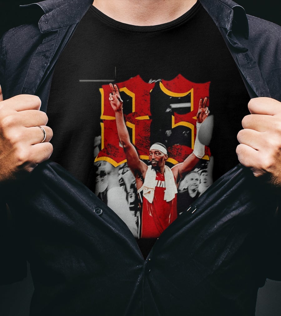 Miami Heat Bam Adebayo 13 Fan Collage T-Shirt