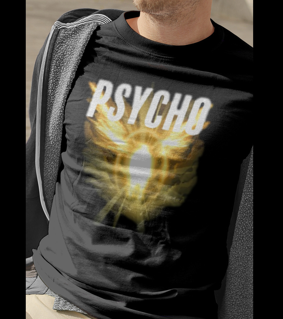 Psycho Sacred Light Angel Aesthetic T-Shirt