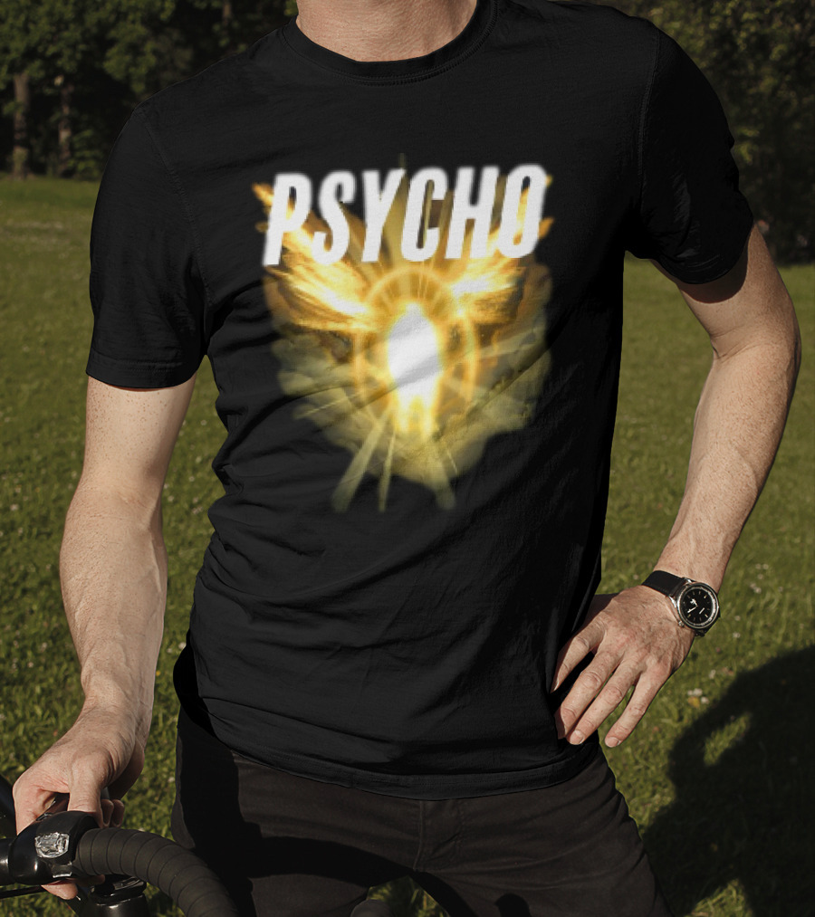 Psycho Sacred Light Angel Aesthetic T-Shirt