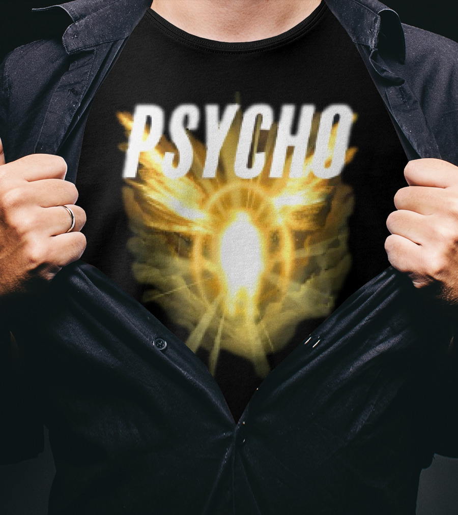 Psycho Sacred Light Angel Aesthetic T-Shirt