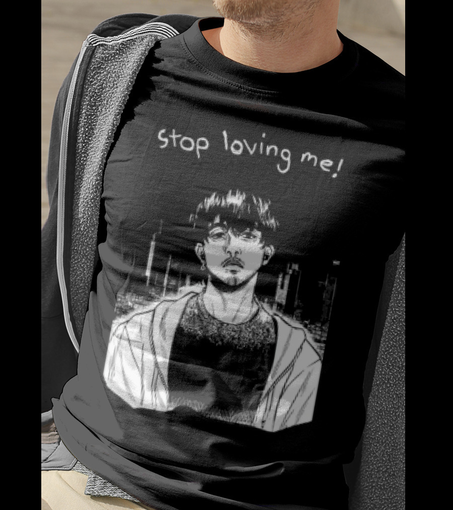 Stop Loving Me Manga Character Urban Scene T-Shirt