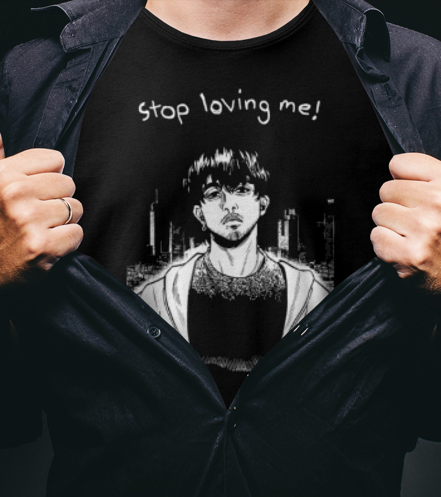 Stop Loving Me Manga Character Urban Scene T-Shirt