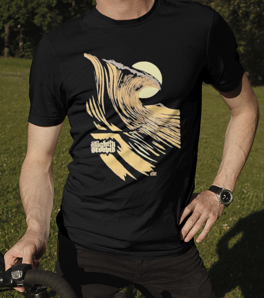 Slightly Stoopid Coffee Surf Co Alders Wave Art Vintage Sun T-Shirt