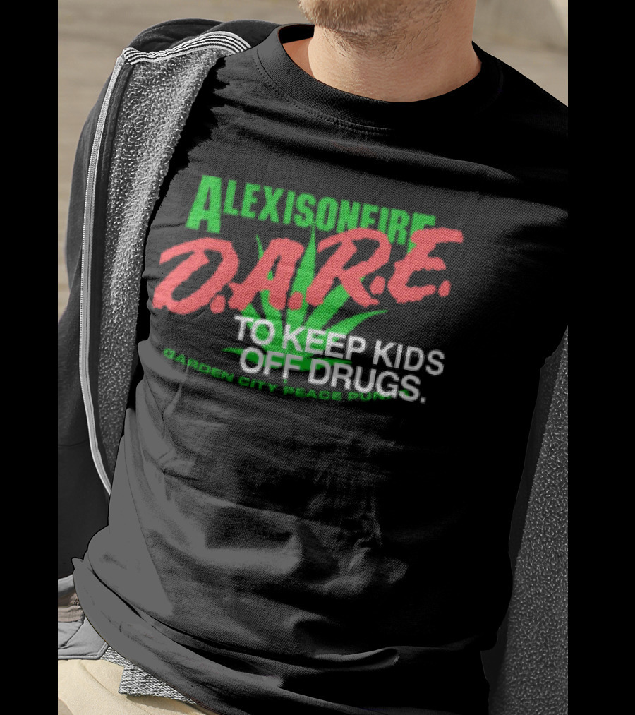 Alexisonfire DARE To Keep Kids Off Drugs Camden City Beach Patrol T-Shirt