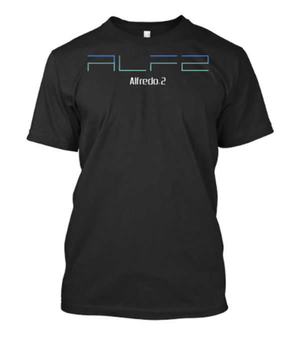 ALF Alfredeo 2 Retro Futuristic Typography Style T-Shirt