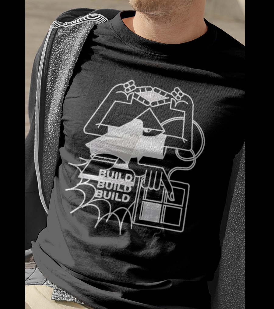 Athena Build Architecture Blueprint Design Construction Blueprint T-Shirt