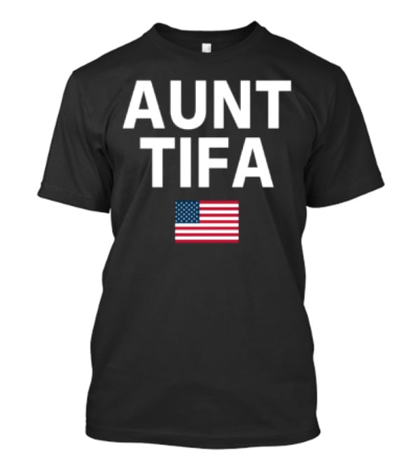 Aunt Tifa USA Flag Pride T-Shirt