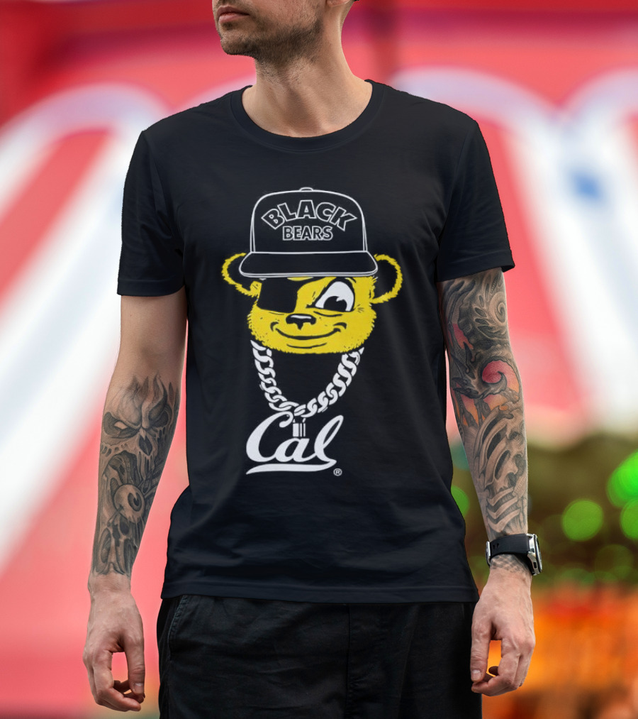 Black Bear Berkeley Cal Baseball T-Shirt
