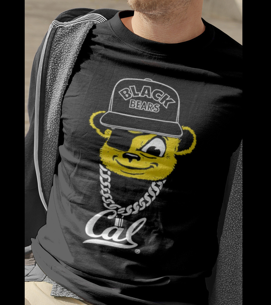 Black Bear Berkeley Cal Baseball T-Shirt