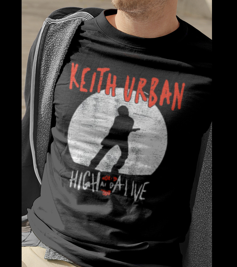 Keith Urban High And Alive World Tour 2023 T-Shirt