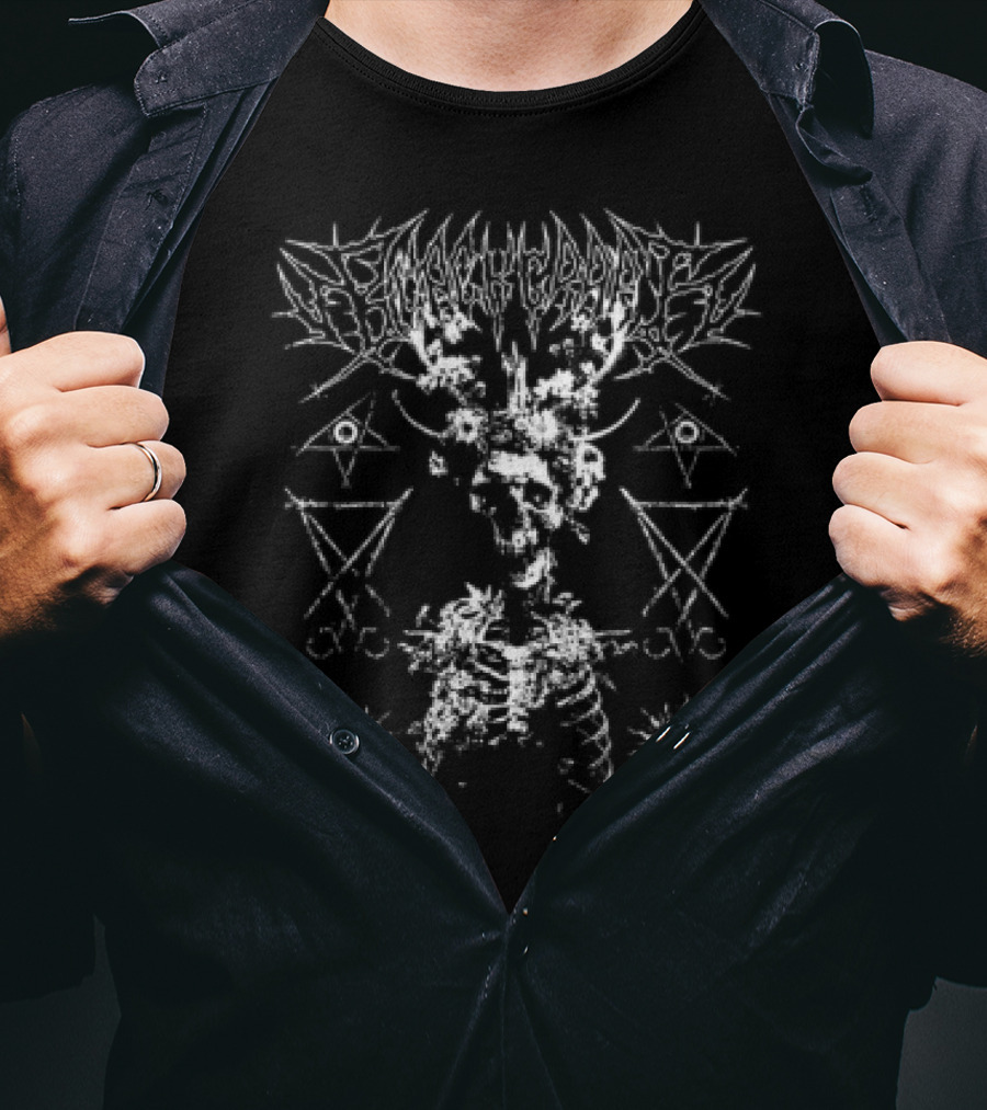 Midsommar Blasphemy Pagan Symbols Floral Ritual Nordic Patterns T-Shirt