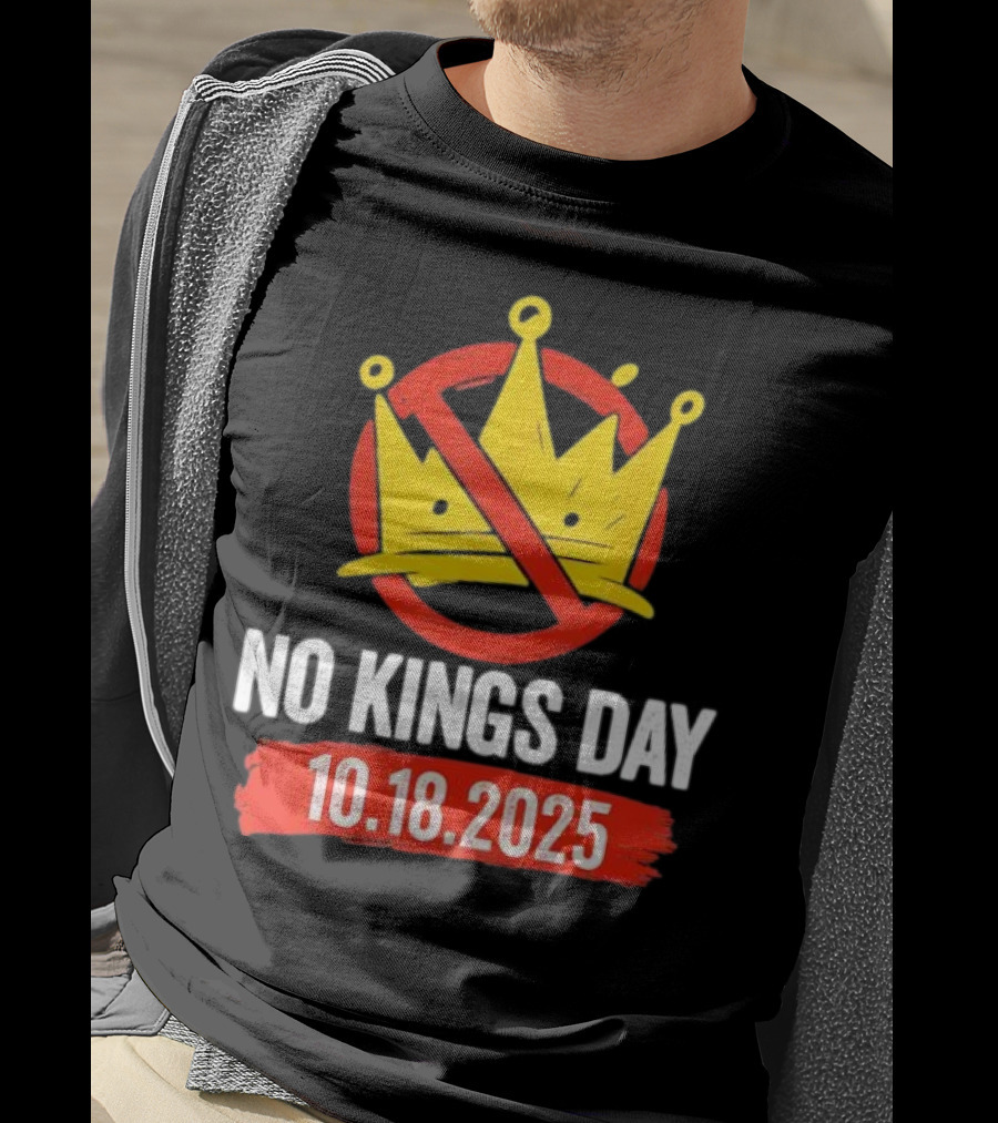 No Kings Day 10.18.2025 Crown Symbol T-Shirt