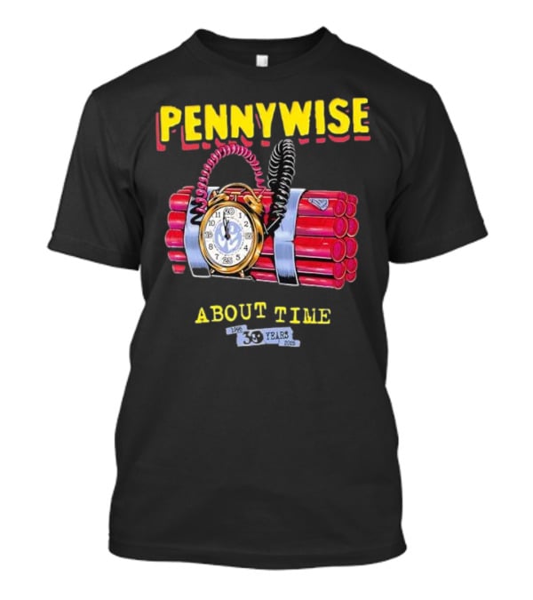 Pennywise About Time 30 Years 1996-2026 Anniversary Halloween T-Shirt