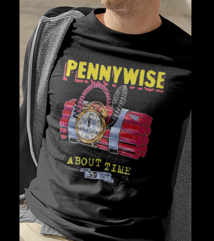 Pennywise About Time 30 Years 1996-2026 Anniversary Halloween T-Shirt