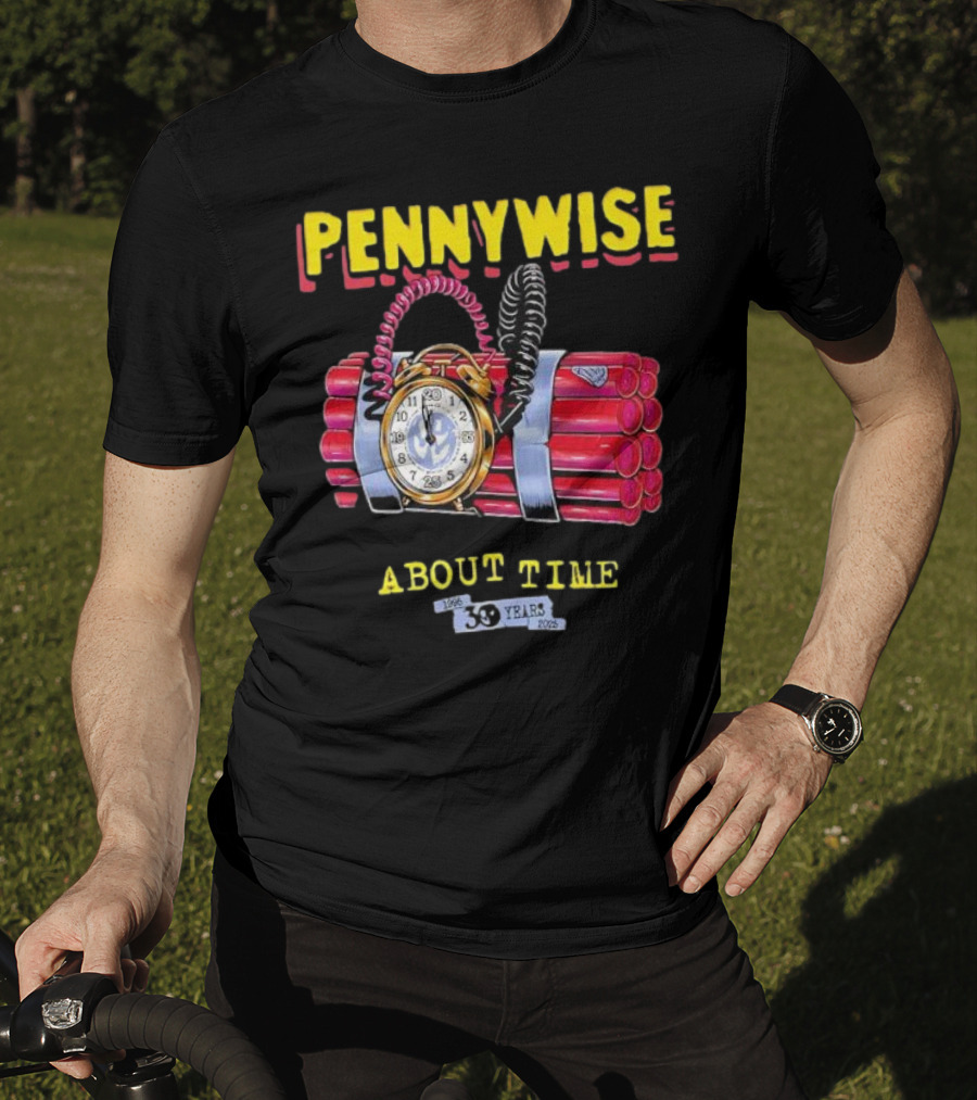 Pennywise About Time 30 Years 1996-2026 Anniversary Halloween T-Shirt