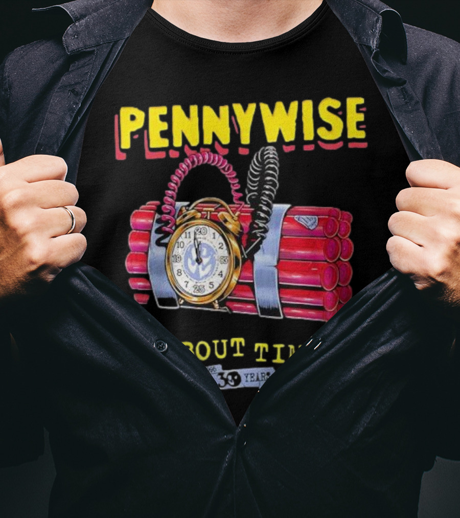 Pennywise About Time 30 Years 1996-2026 Anniversary Halloween T-Shirt