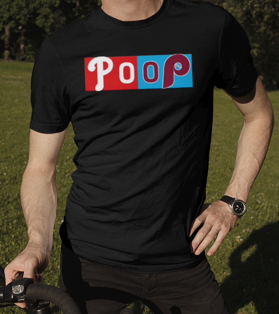 Philadelphia Baseball Parody Poop Game T-Shirt