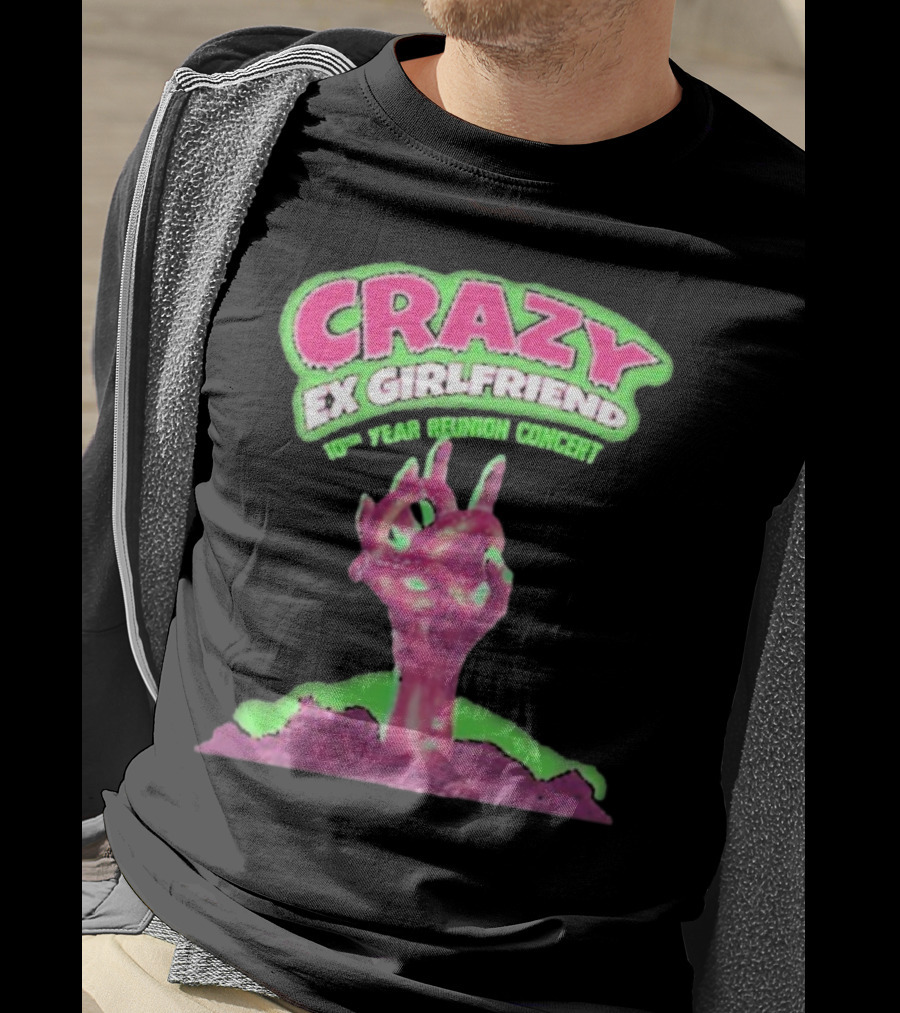 Rachel Bloom Crazy Ex Girlfriend 10th Year Reunion Concert Zombie Hand T-Shirt