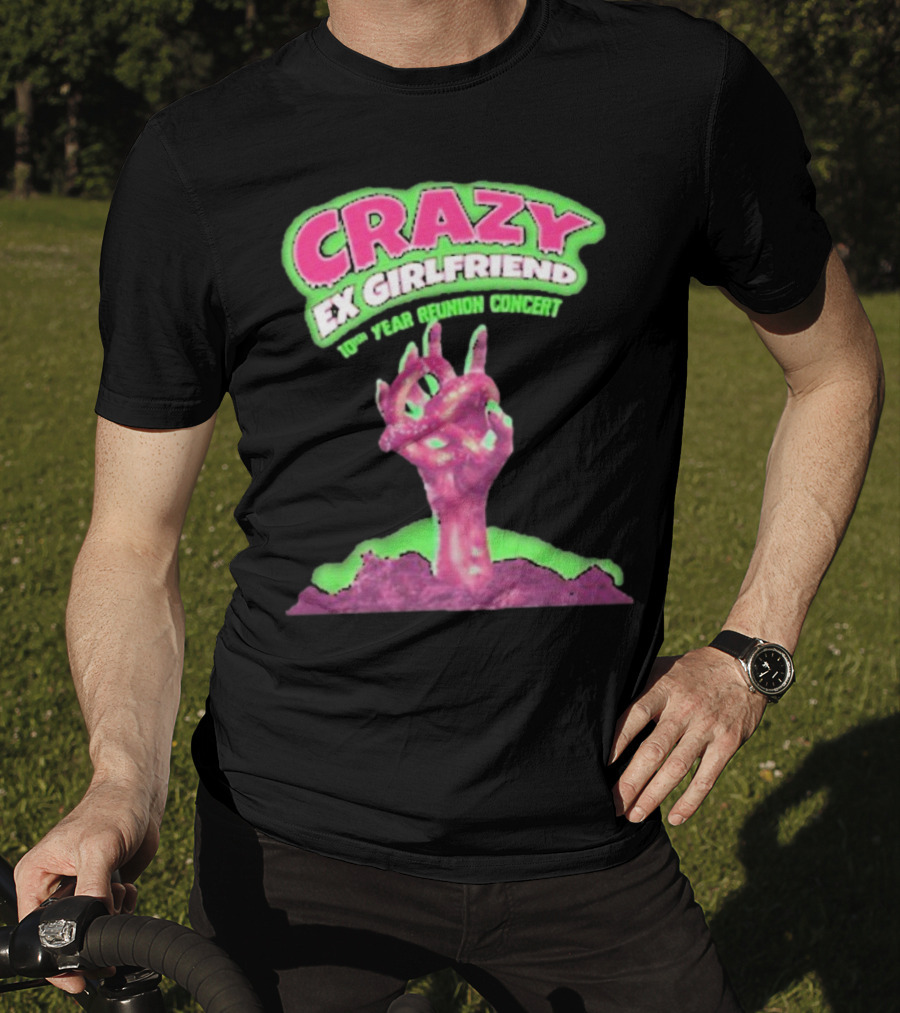 Rachel Bloom Crazy Ex Girlfriend 10th Year Reunion Concert Zombie Hand T-Shirt