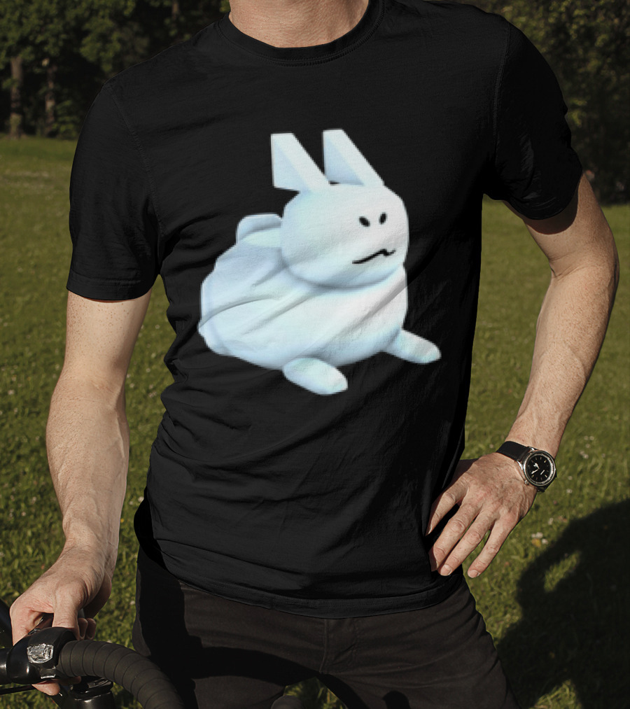 Reel Rebels Gubby Roblox Cute White Rabbit T-Shirt