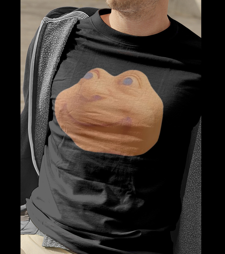 Halloween Costume Funny Expression Meme Face Pumpkin Head T-Shirt